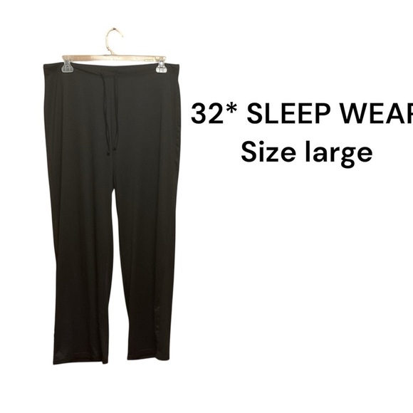 32* SLEEP WEAR DRAWSTRING PAJAMA PANTS WORN ONCE - Picture 1 of 3